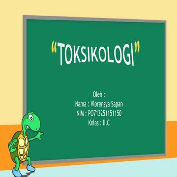 Toksikologi
