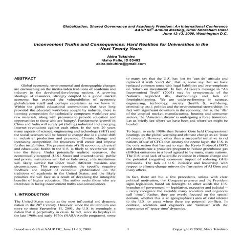 Tokuhiro AAUP Paper 2009