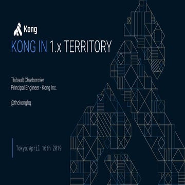 Kong in 1.x Territory