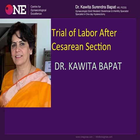 Tolac trial of labour after section