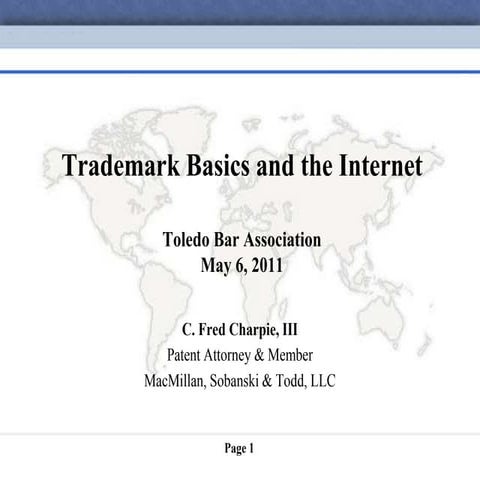 Copyright Law and Trademark Law in Cyberspace