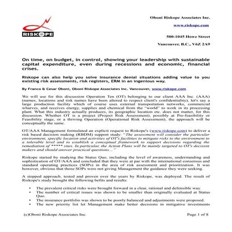 Tolerability and Decision Making Discussion