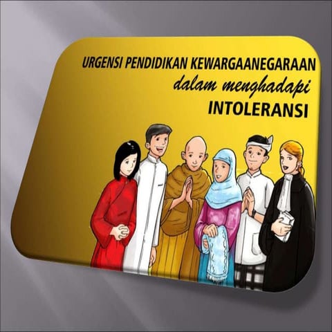 PPKN MENGAJARKAN TOLERAN