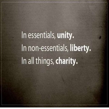 Tolerance. Maintaining a healthy relationship with each other