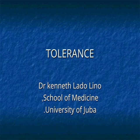 Tolerance in immunology presentation..ppt