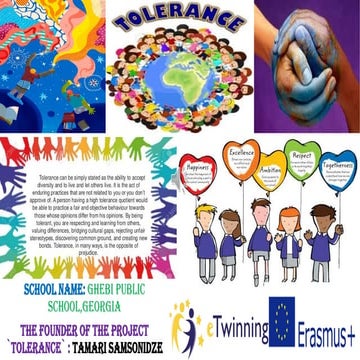 Tolerance, Types of Discrimination and Human Rights