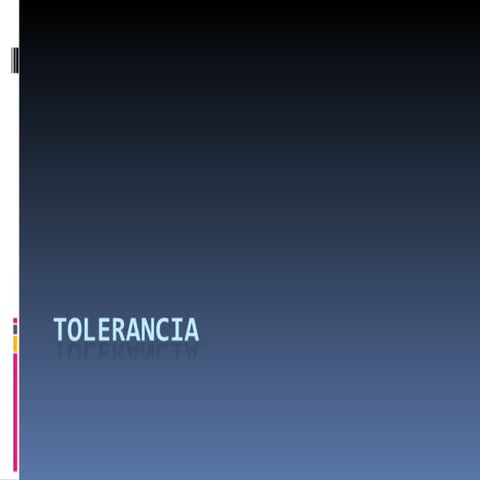 Tolerancia