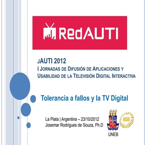 Tolerancia a fallos y la TVDI - Josemar Rodrigues de Souza
