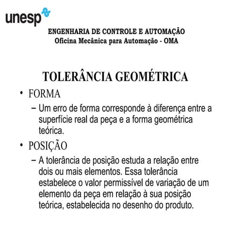 Tolerancia geometrica
