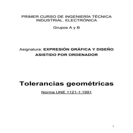 Tolerancias geometricas