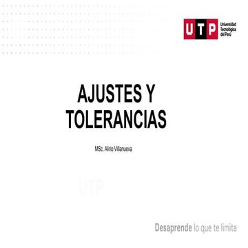 Tolerancias y ajustes