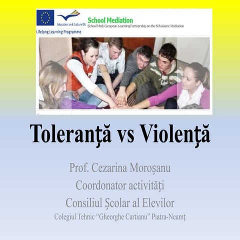 Toleranță vs violență