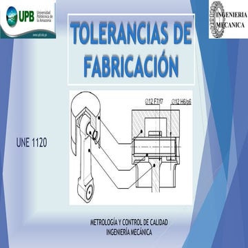 Tolerencias de fabricacion de materiales