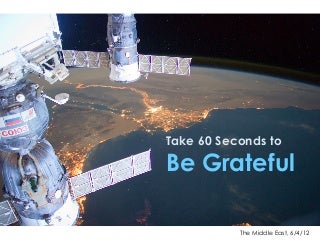 Be Grateful