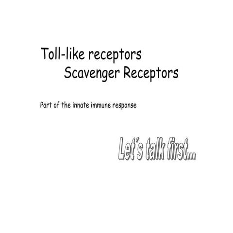 Receptores Toll Like na resposta imune inata