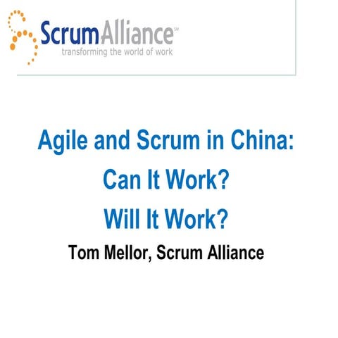 Tom - Scrum