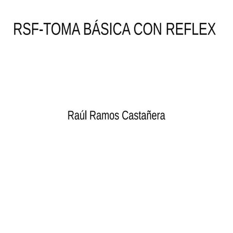 Toma basica reflex