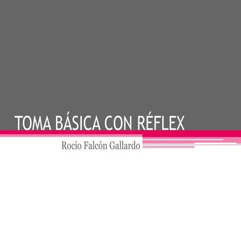 Toma básica con réflex