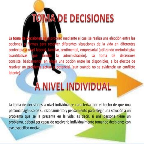 Toma de decisiones