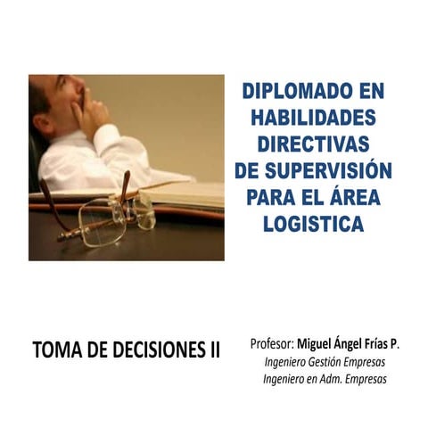 Modelos para la toma de decisiones gerenciales | PPTX