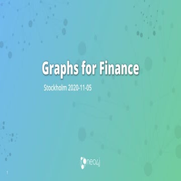 Graph s for Finance - Introduction