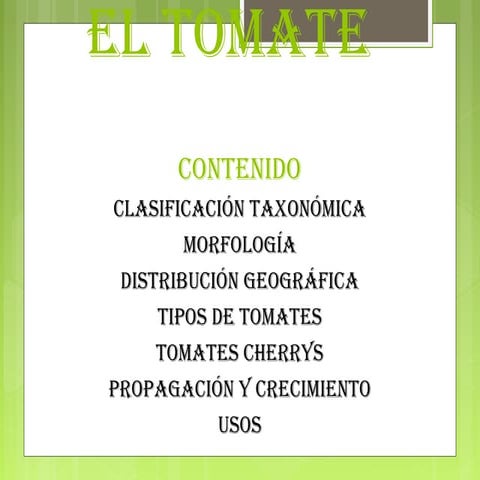 Herbario virtual tomate