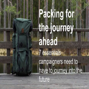 Tom Baker - Packing for the Journey Ahead