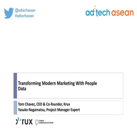 Transforming Modern Marketing With People Data