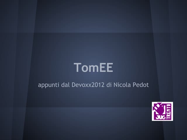 Tom EE   appunti devoxx2012 