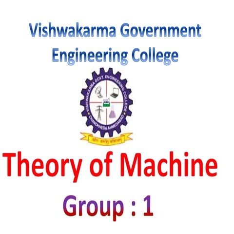 Theory of machine( TOM)