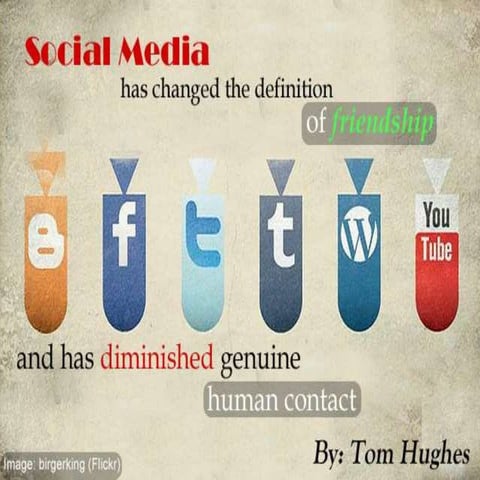 Tom hughes flipbook   how social media has changed friendship