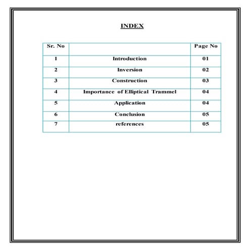 elliptical Trammel micro-project report