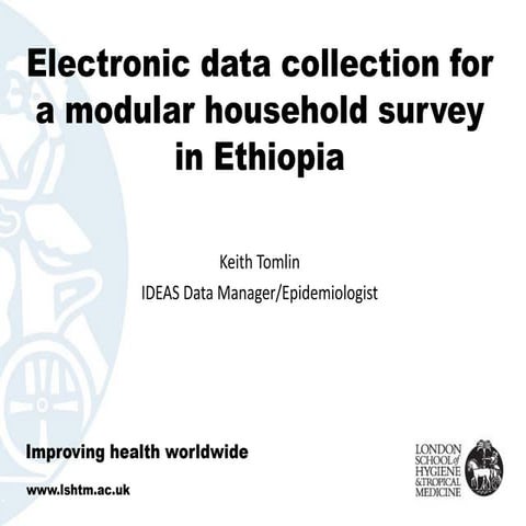 Electronic data collection for a modular household survey in Ethiopia