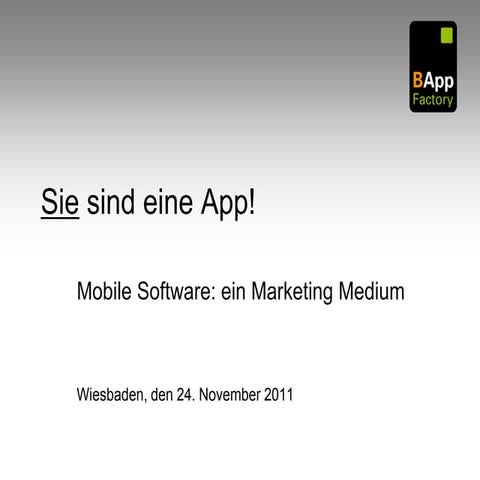 Tom little sie sind eine app!