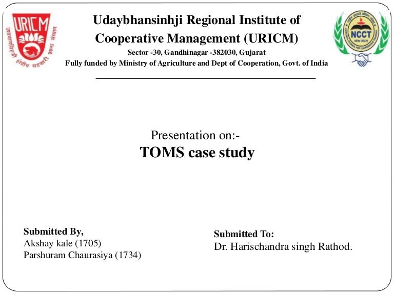 Toms case study picture
