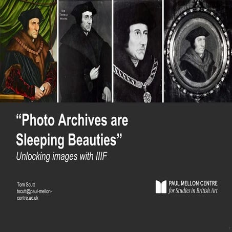 “Photo Archives are Sleeping Beauties”: Unlocking images with IIIF