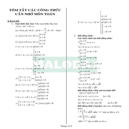 tom tat toan bo cong thuc toan