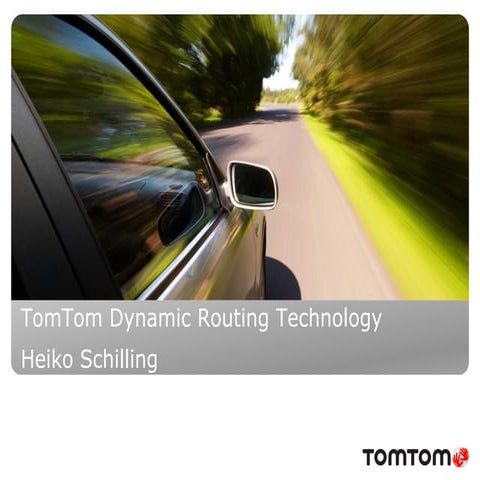 TomTom Dynamic Routing