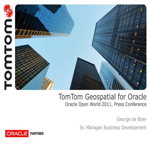 TomTom Geospatial for Oracle
