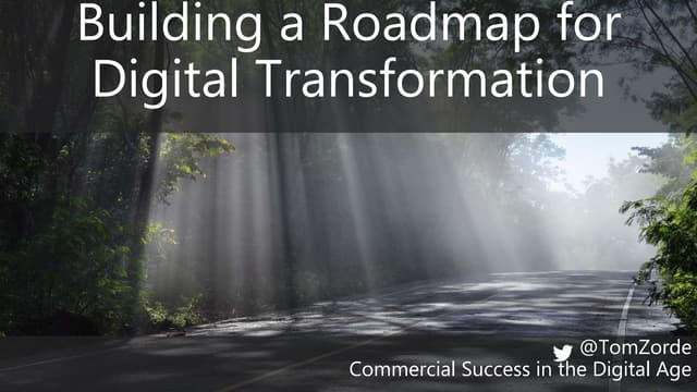 Building a Roadmap for Digital Transformation
