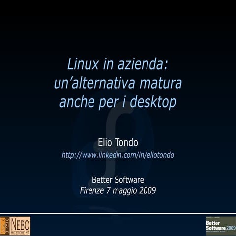 Elio Tondo - Linux In Azienda
