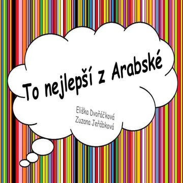 To nejlepší z Arabské