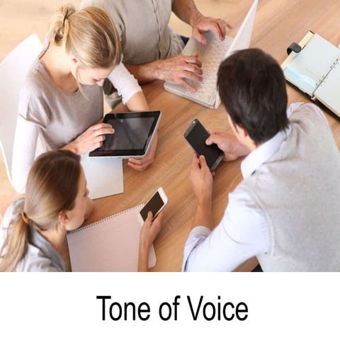 Tone of voice