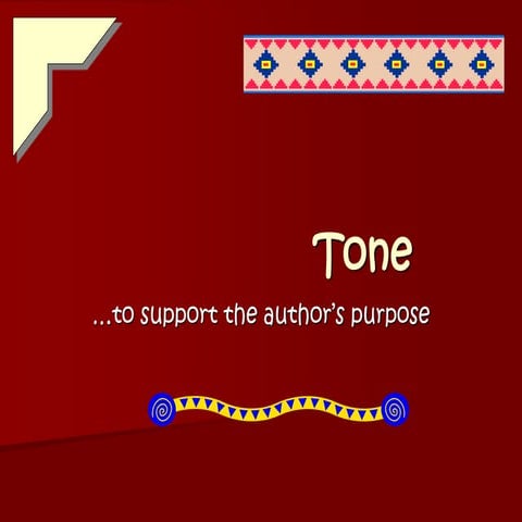 Tone remediation powerpoint