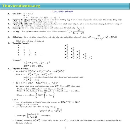 Tong hop kien thuc on thi dai hoc mon toan