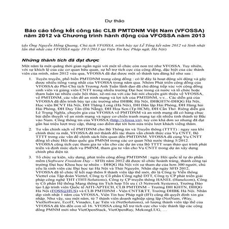 Tong ket vfossa  2012