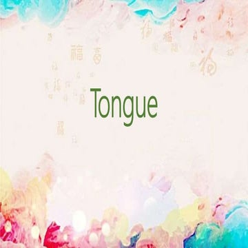 Sense Organ: Tongue