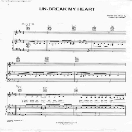 Toni braxton-unbreak-my-heart