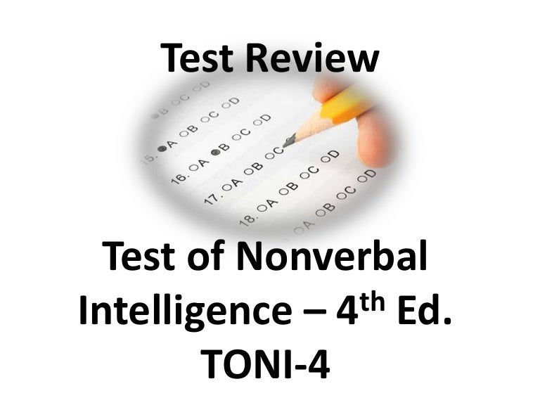 Toni 4 Test Review Toni 4 Test Review