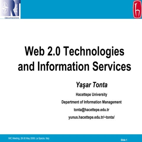 Web 2.0 Technologies and Information Services